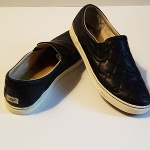 UGG leather slip on sneaker